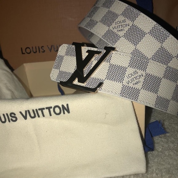 Louis Vuitton Checkerboard Print Belt - Picture 3 of 8